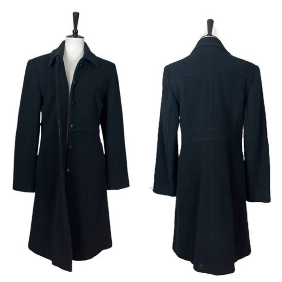 Marvin Richard’s Women’s Lady Coat Wool Blend Retro Winter Black Size Medium M - Picture 11 of 11